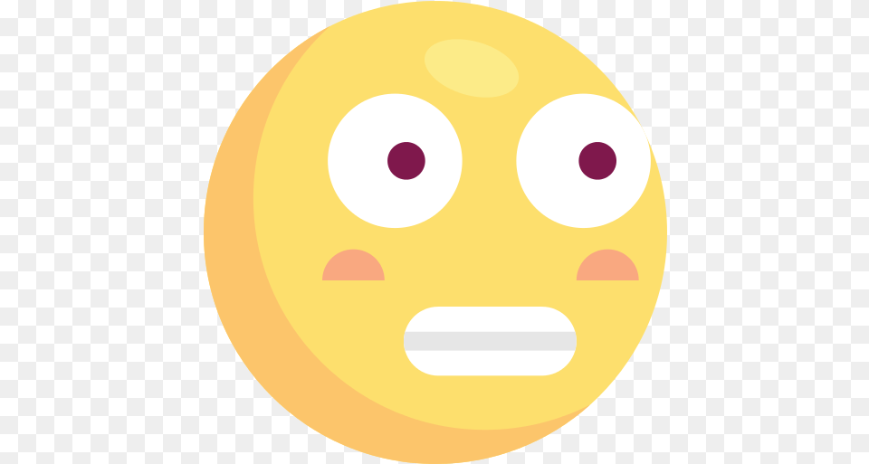Shocked Emoji Icon Circle, Food, Sweets, Disk, Egg Free Transparent Png