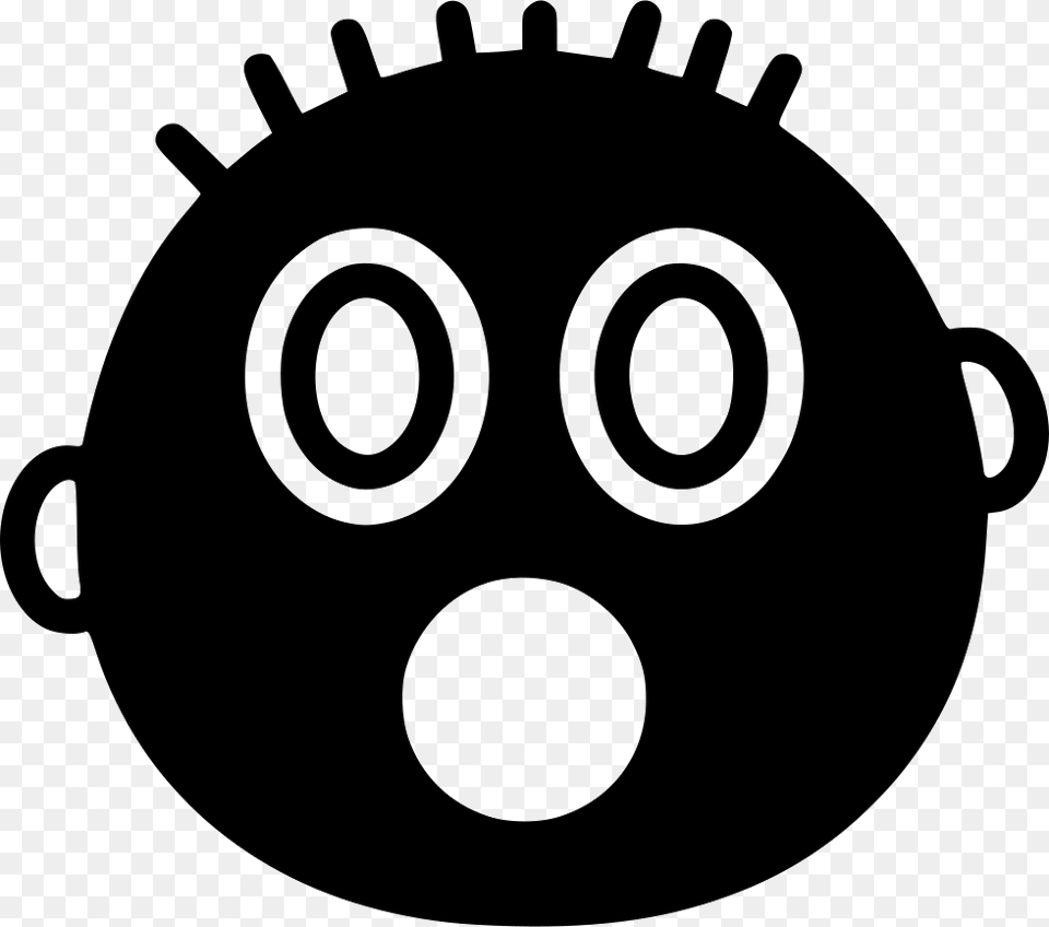 Shocked Kamikaze Icon, Stencil, Ammunition, Grenade, Weapon Png Image