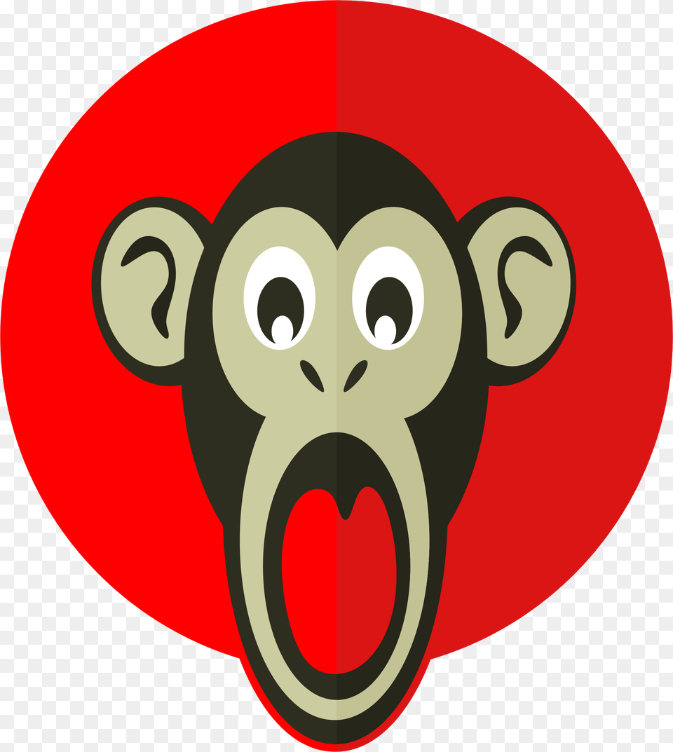 Shocked Monkey Icons, Snout, Animal, Mammal, Wildlife Free Png