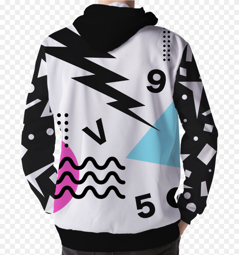 Shockwave Hoodiedata Image Id Hoodie, Clothing, Knitwear, Long Sleeve, Sleeve Free Png