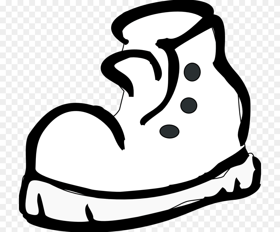 Shoe Clipart, Clothing, Footwear, Sneaker, Stencil Png Image