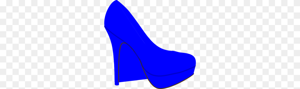 Shoe Clipart Blue, Clothing, Footwear, High Heel Free Transparent Png