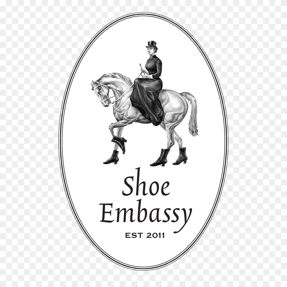 Shoe Embassy Logo, Adult, Animal, Equestrian, Horse Free Png