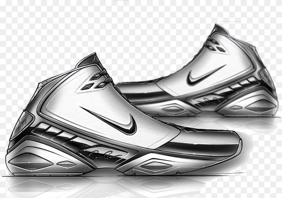 Shoe Nike Air Jordan Sneakers Drawing Nike Silver Basketball Shoes, Clothing, Footwear, Sneaker, Car Png