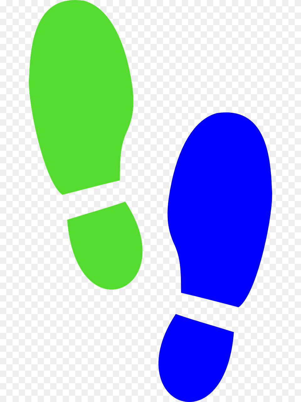 Shoe Print Blue Green Clip Art At Clipart Library Clip Art Shoe Prints Free Png Download