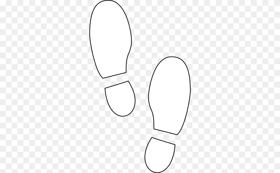 Shoe Print Clip Art At Clker White Shoe Print Clipart, Device, Grass, Lawn, Lawn Mower Png Image