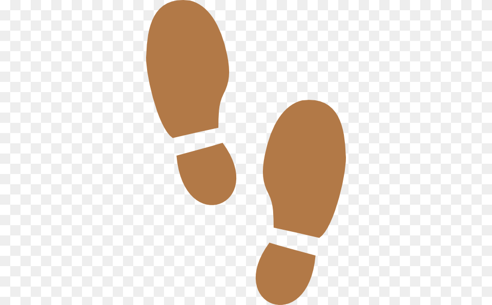 Shoe Print Tan Large Clip Art, Footprint Png