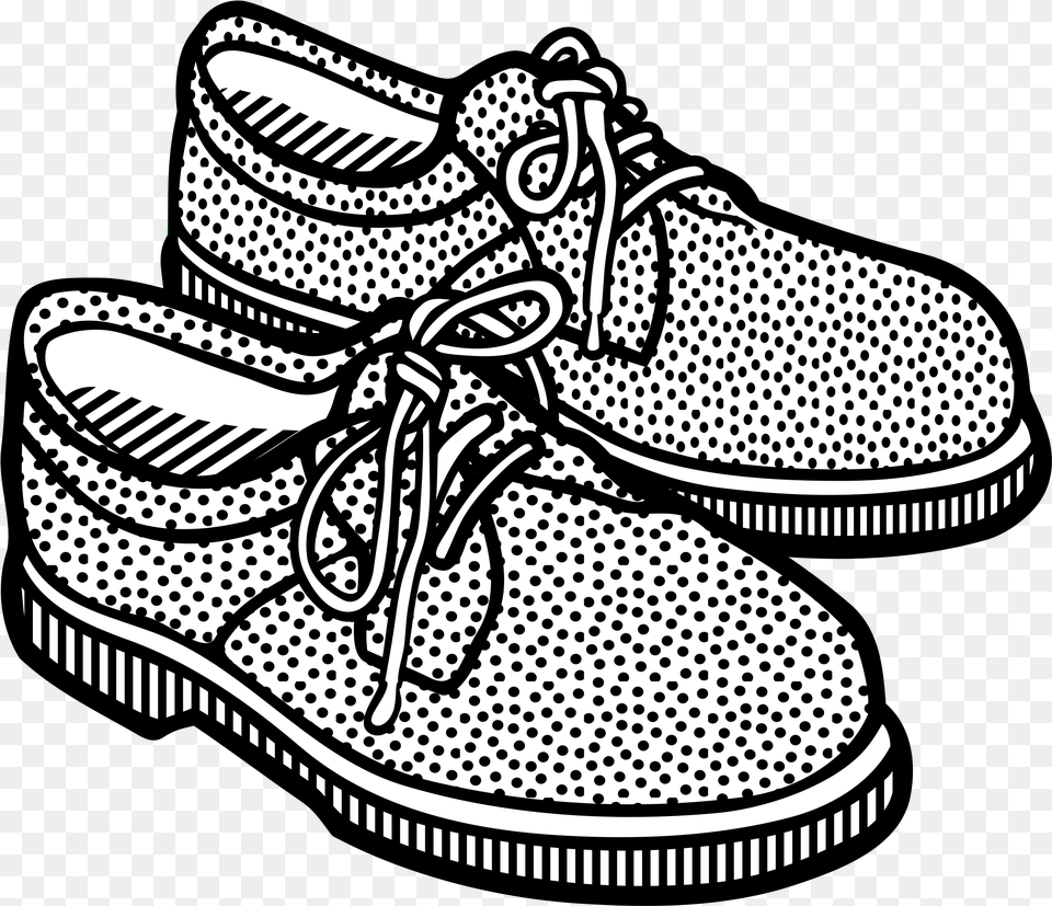 Shoe Sneakers Adidas Clip Art Shoes Clipart Black And White, Clothing, Footwear, Sneaker, Smoke Pipe Png Image