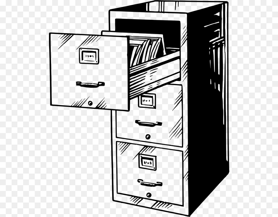 Shoeangleblack Filing Cabinet Clipart, Gray Free Png Download