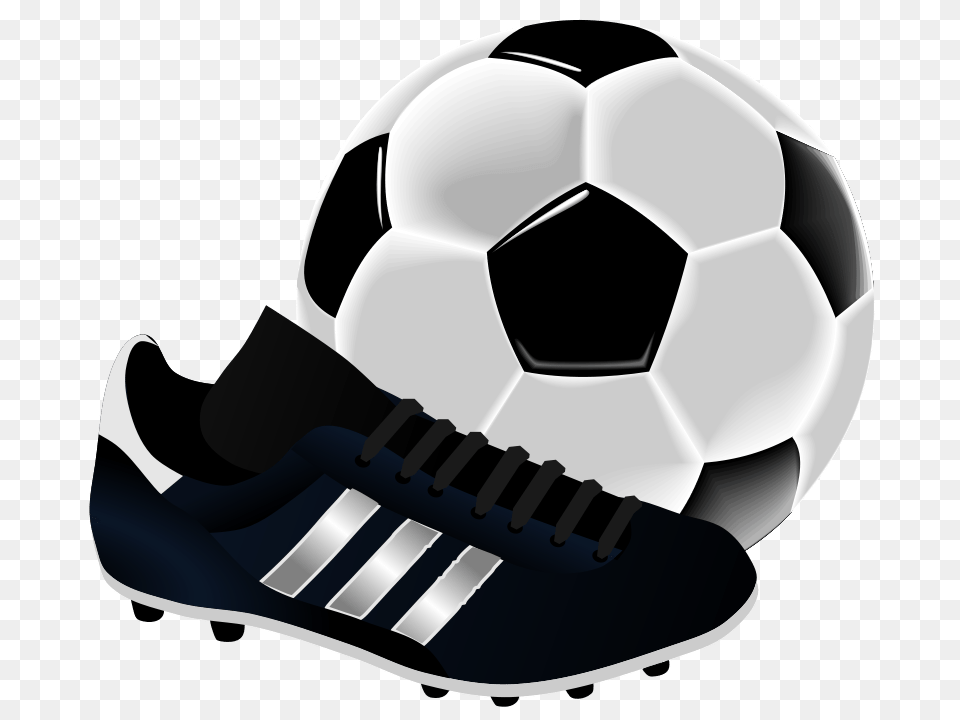 Shoes And Soccer Ball Clip X Kb X Broughty, Soccer Ball, Sneaker, Shoe, Sport Png Image