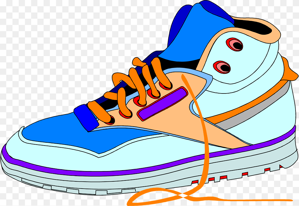 Shoes Clip Art, Clothing, Footwear, Shoe, Sneaker Free Png Download