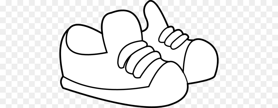 Shoes Clip Art Children Coloring, Clothing, Footwear, Shoe, Sneaker Free Png Download