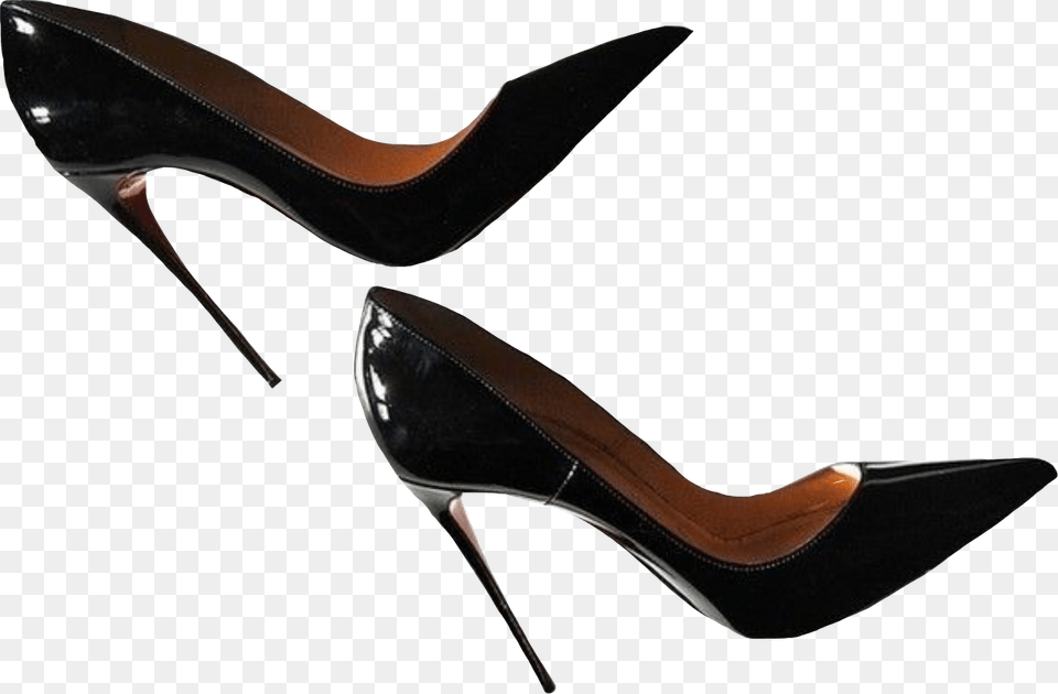 Shoes Heels Heelsfashion Heelshoe Blackaesthetic Basic Pump, Clothing, Footwear, High Heel, Shoe Free Png Download
