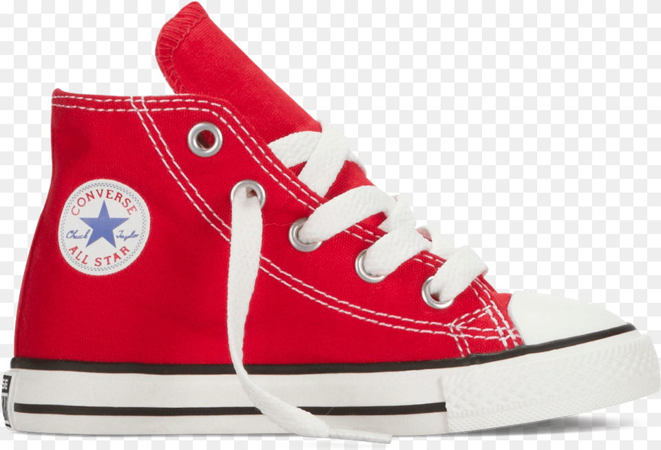 Shoes Red Tops Emma Red Converse High Tops Infant, Clothing, Footwear, Shoe, Sneaker Png