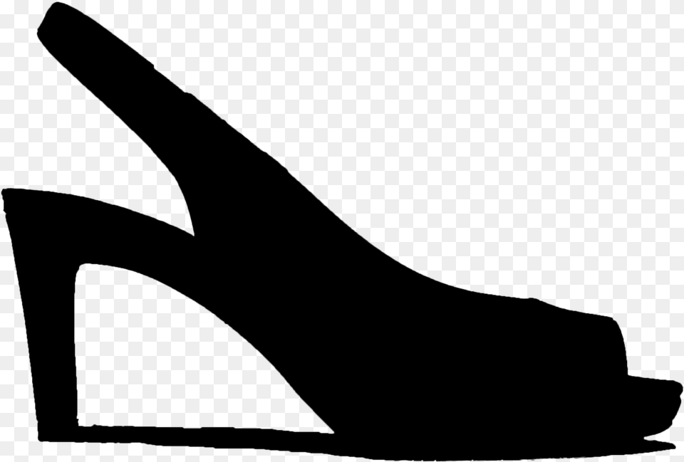 Shoes Silhouette, Gray Free Png