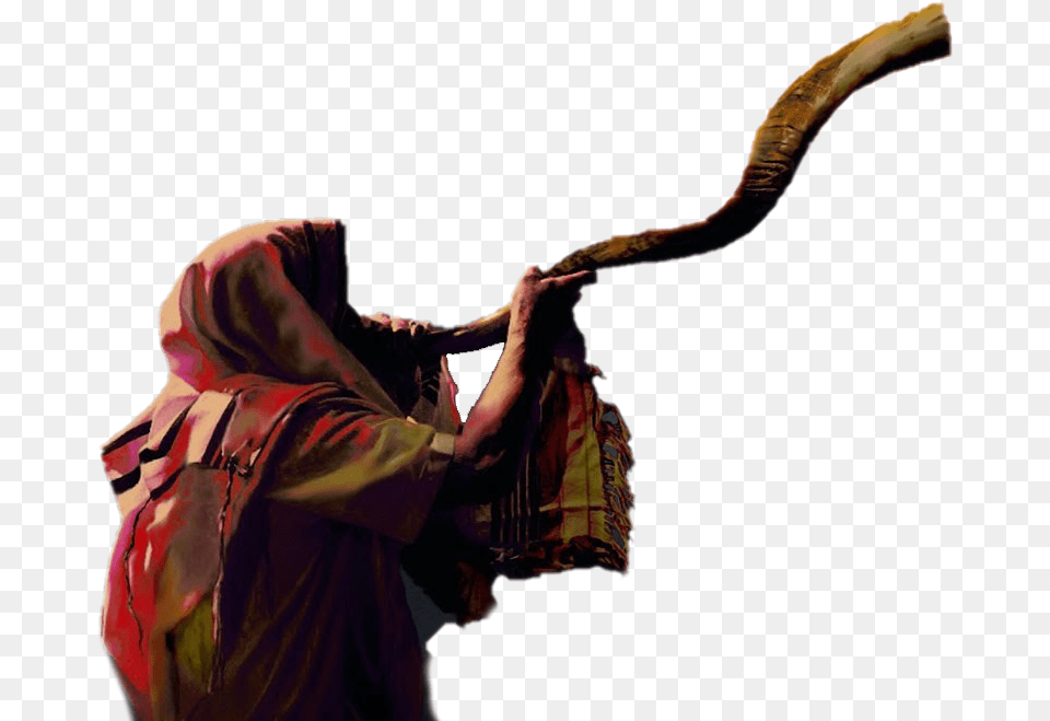 Shofar Blowing Transparent Happy Jewish New Year, Adult, Female, Person, Woman Png