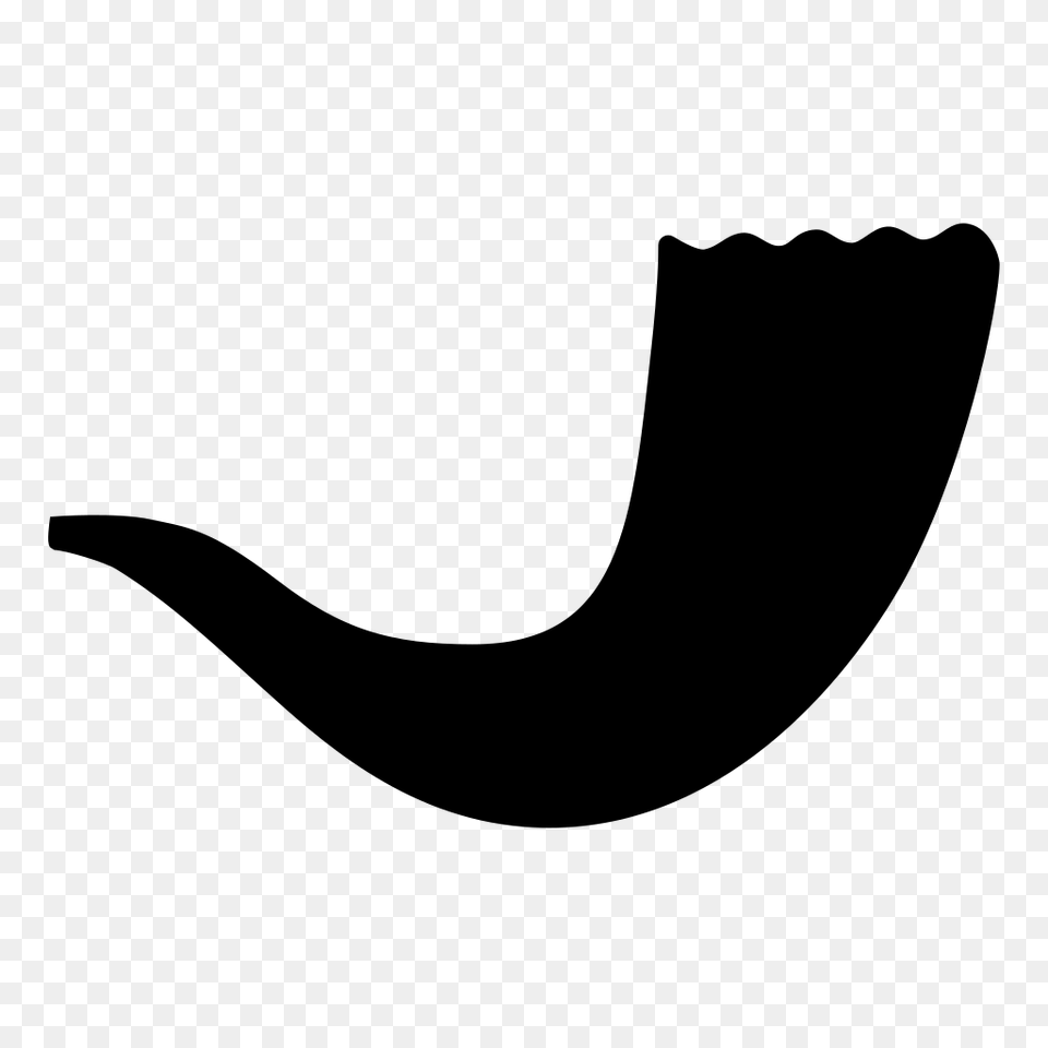 Shofar Icon Black, Gray Free Transparent Png