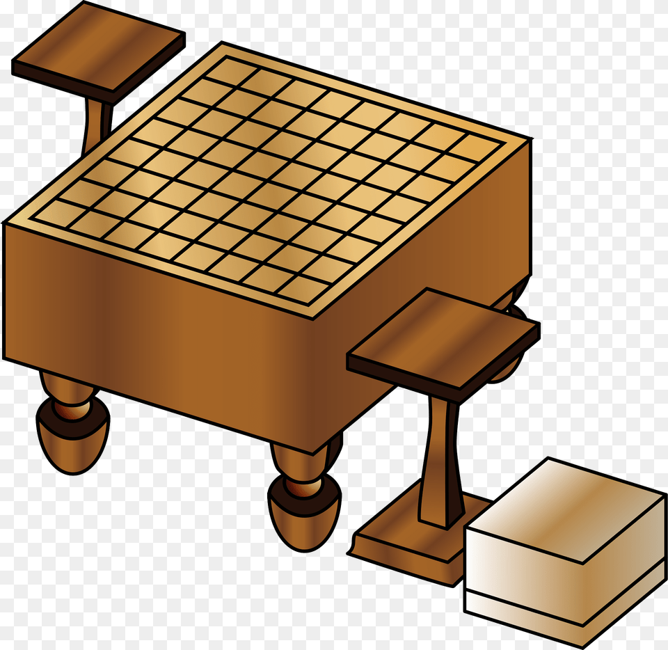 Shogi Japanese Chess Clipart, Furniture, Table, Wood, Drawer Free Png Download