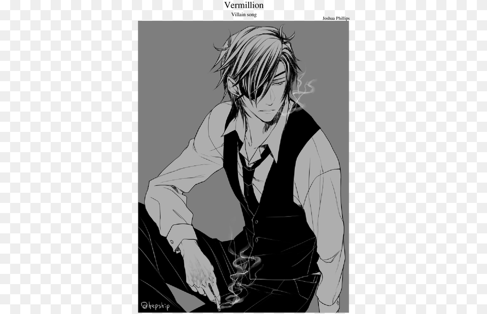 Shokudaikiri Mitsutada Smoking, Adult, Person, Manga, Man Free Png