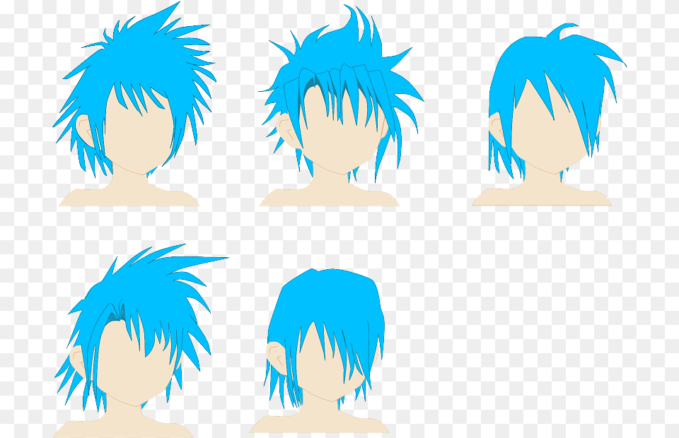 Shonen Hairstyle Reference By Spellcaster723 Cartoon, Publication, Book, Comics, Adult Free Png
