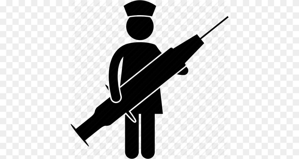 Shoot Clipart Nurse Needle, Firearm, Gun, Rifle, Weapon Free Transparent Png