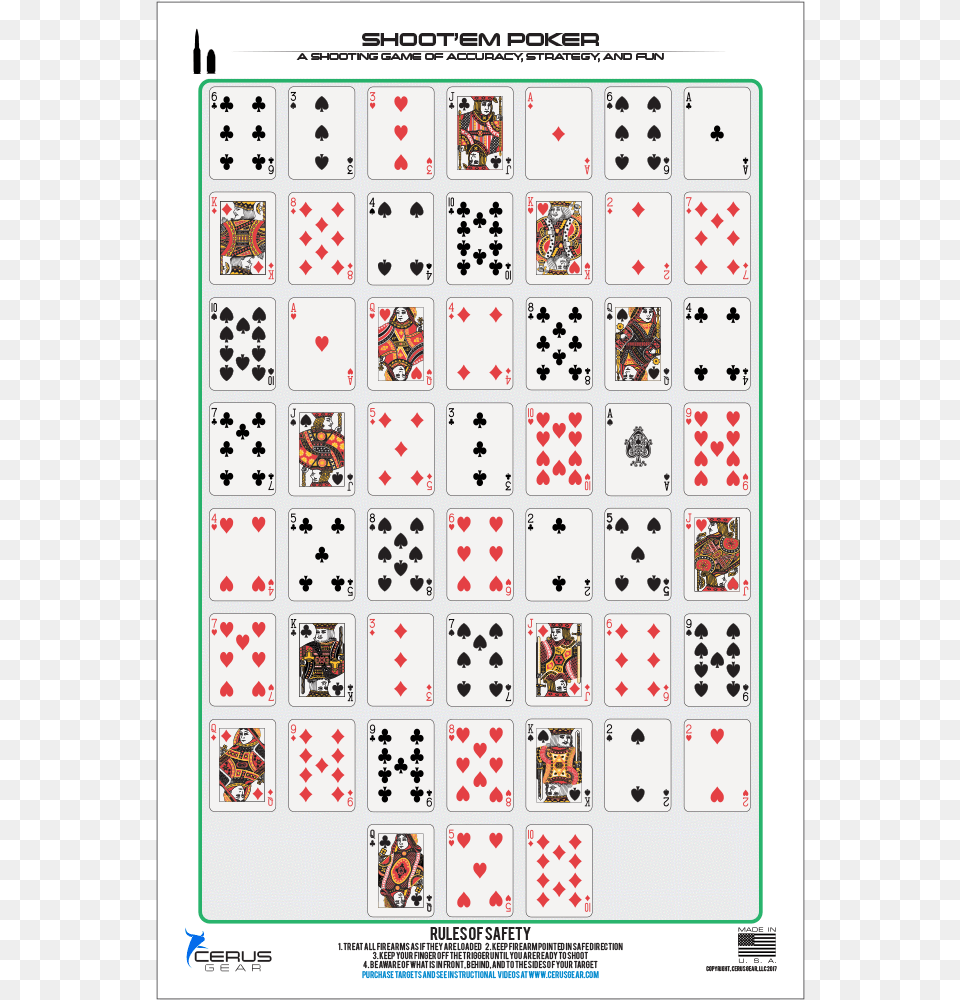Shoot Em Up Poker Target Full Deck Of Playing Cards, Person, Game, Face, Head Free Transparent Png