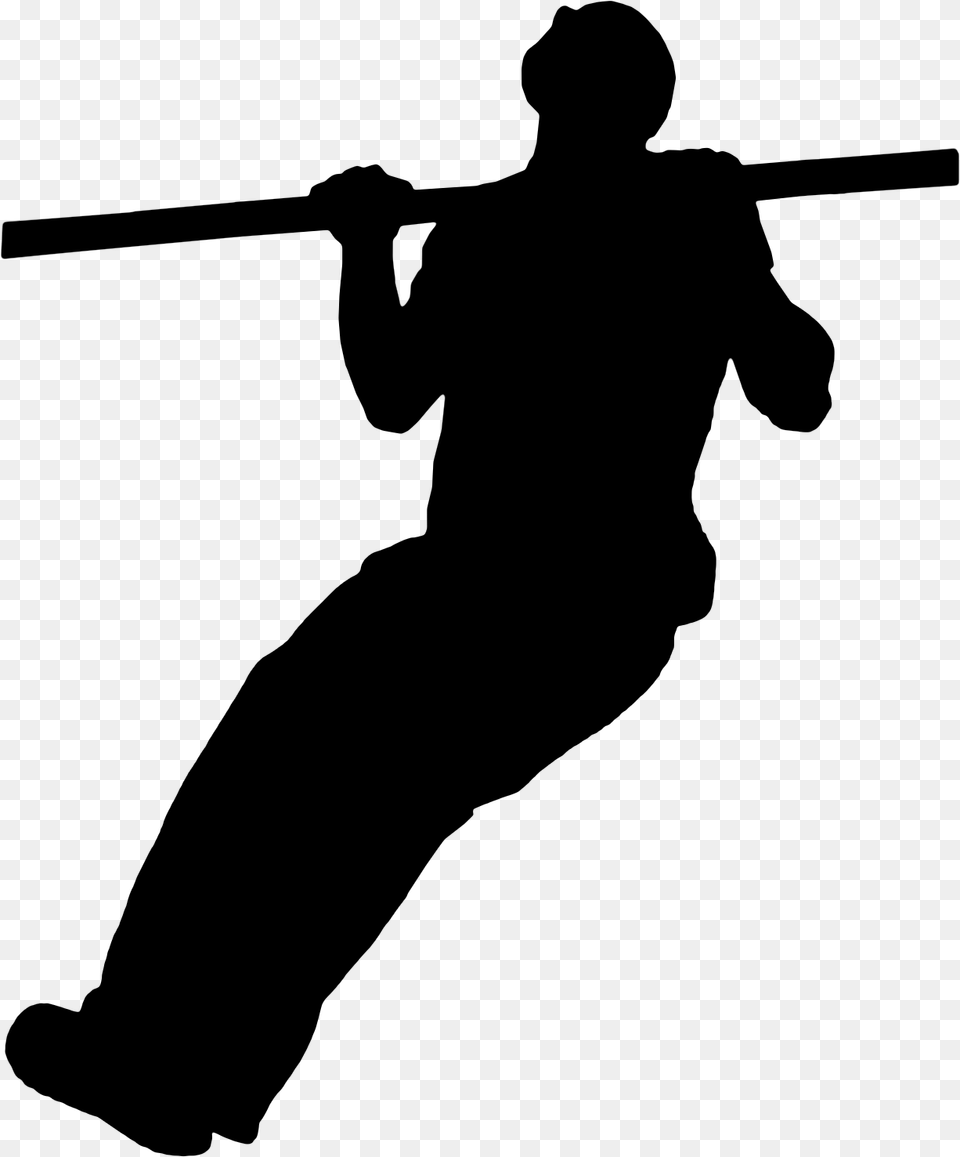 Shoot Rifle Silhouette, Gray Free Png Download