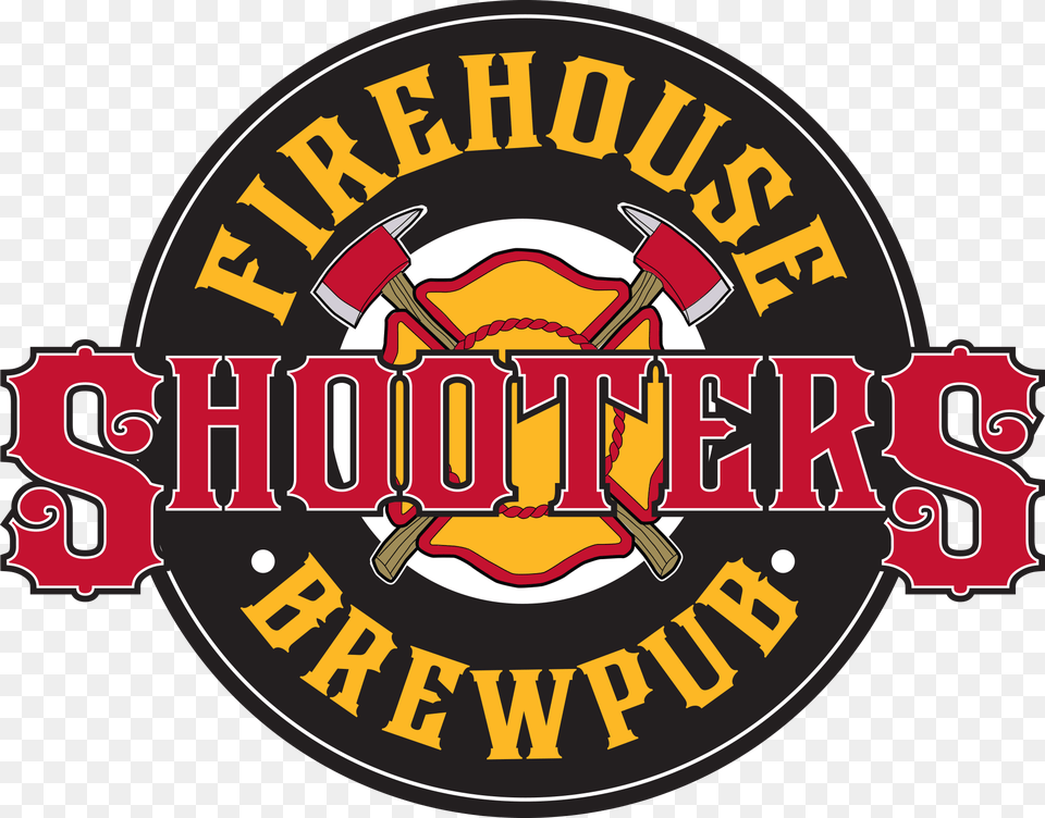 Shooters Firehouse Brewpub Munising39s Only Brewpub, Logo, Architecture, Building, Emblem Free Transparent Png