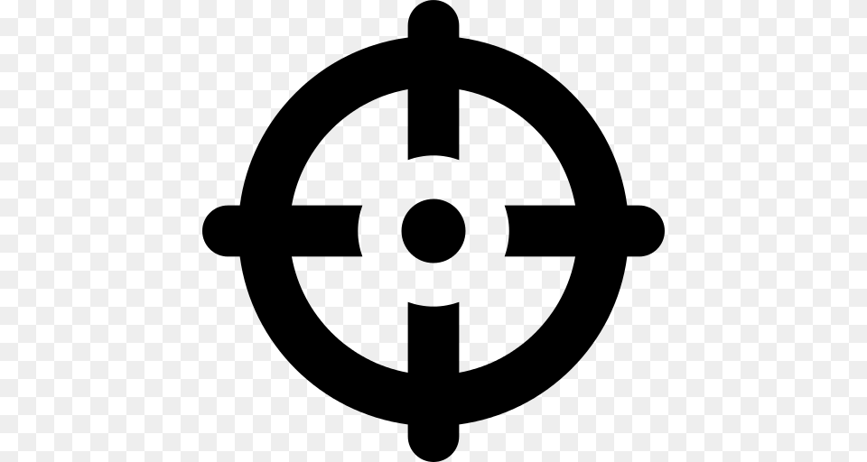 Shooting Game Target Icon, Gray Png Image