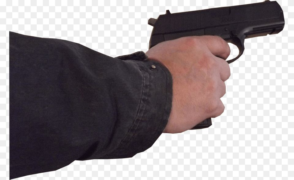 Shooting Range Hand On Pistol, Firearm, Gun, Handgun, Weapon Free Png Download