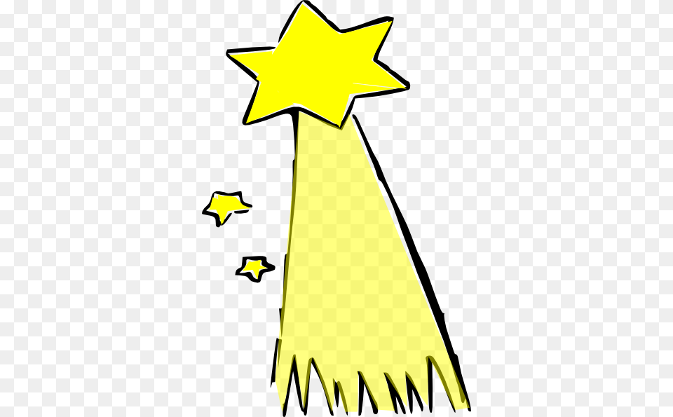 Shooting Star Border Clip Art, Symbol, Star Symbol Png Image