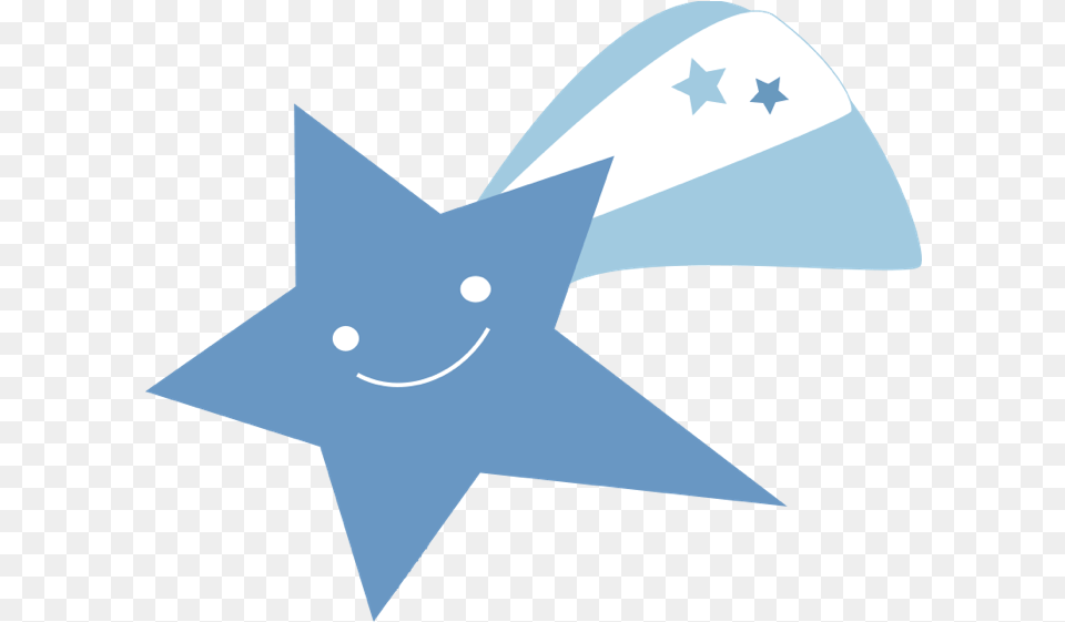 Shooting Star Cartoon Star Clipart Baby, Star Symbol, Symbol, Nature, Outdoors Free Png Download