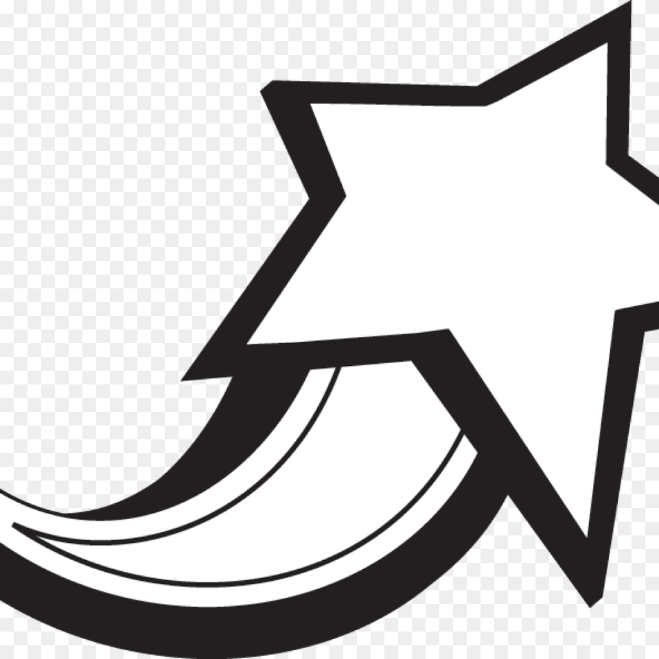 Shooting Star Clip Art Clipart Download, Star Symbol, Symbol, Nature, Night Png