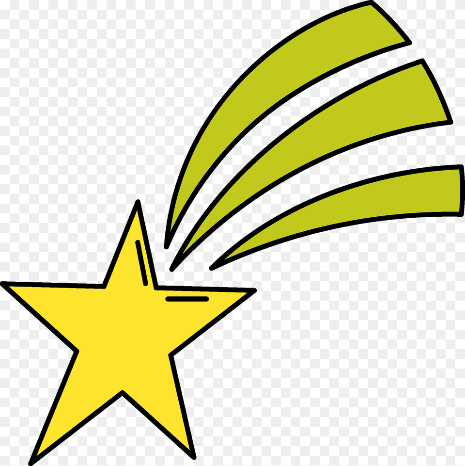 Shooting Star Clipart, Symbol, Star Symbol Free Png Download