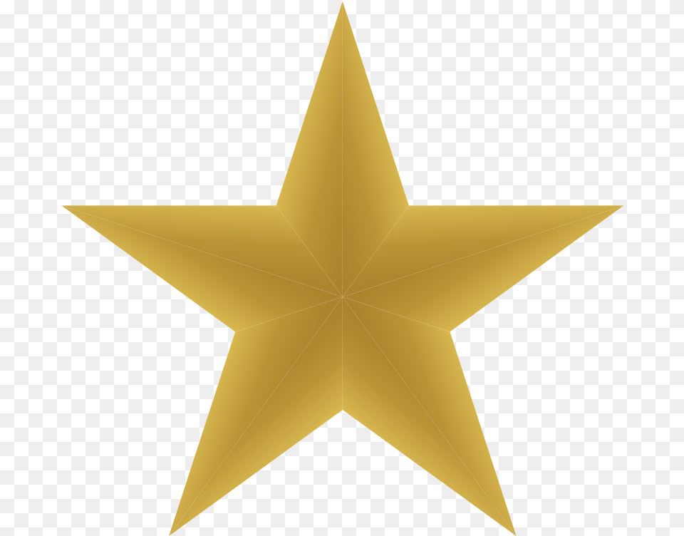 Shooting Star Clipart Golden Star Gold Five Pointed Star, Star Symbol, Symbol Free Png Download