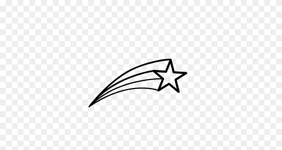 Shooting Star Clipart Real, Star Symbol, Symbol, Logo, Animal Free Png