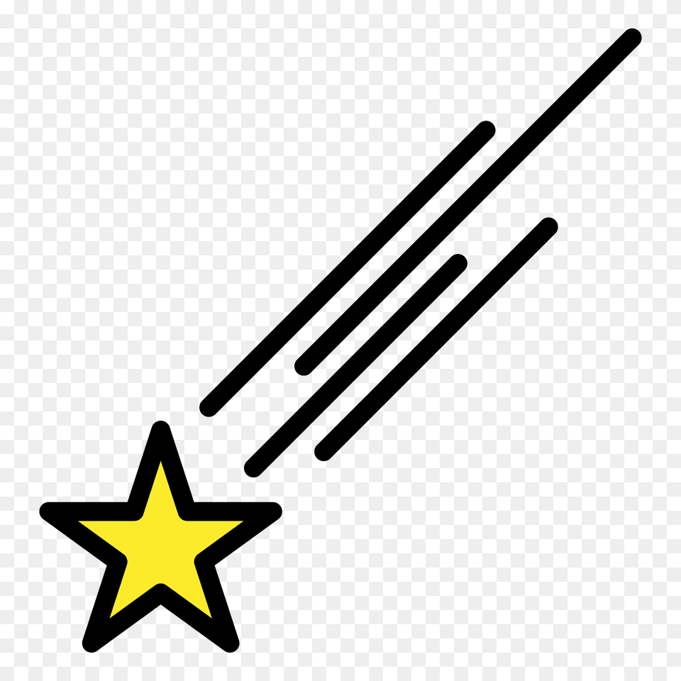 Shooting Star Emoji Clipart, Star Symbol, Symbol, Smoke Pipe Free Transparent Png