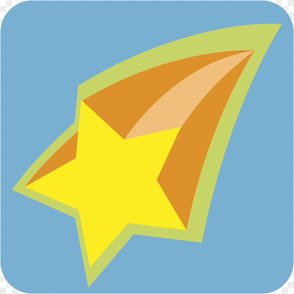 Shooting Star Emoji Clipart, Symbol, Star Symbol Png Image