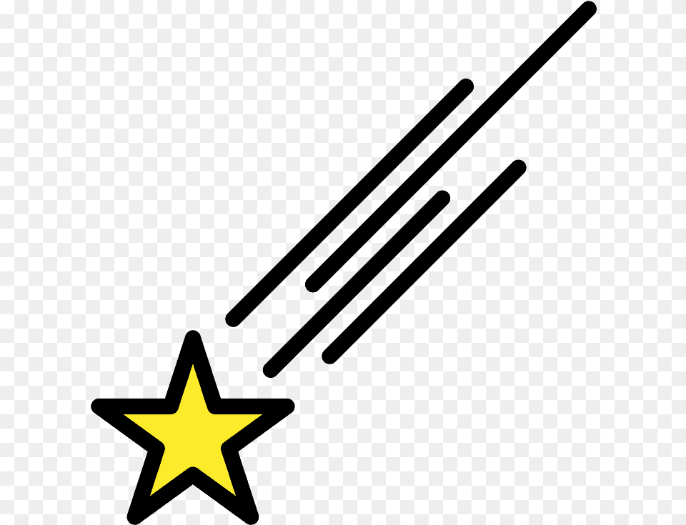 Shooting Star Emoji Clipart Free Download Transparent Pakistan Flag Moon And Star, Star Symbol, Symbol Png Image