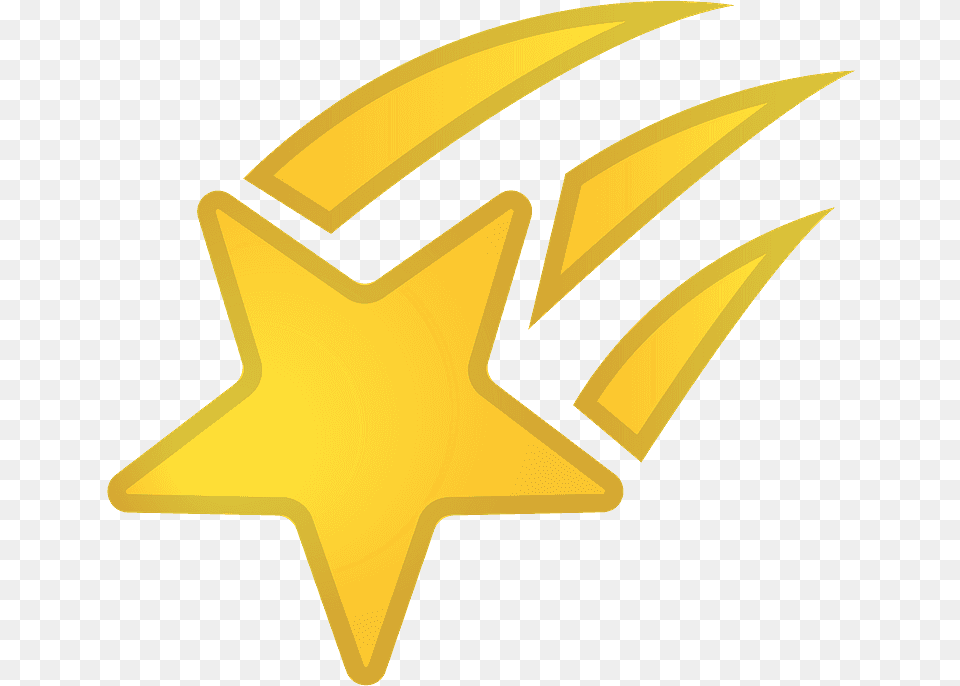 Shooting Star Emoji Clipart Transparent Shooting Star Emoji, Symbol, Star Symbol Free Png