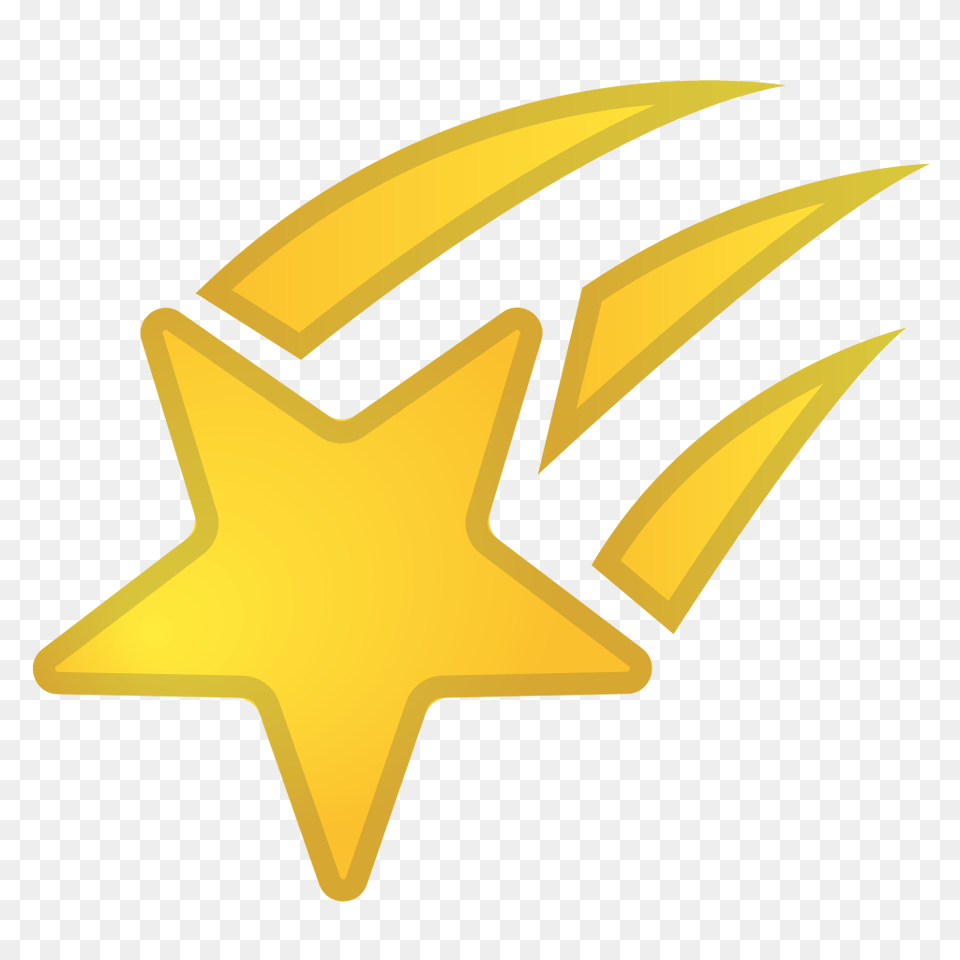 Shooting Star Icon Noto Emoji Travel Places Iconset Google, Cutlery, Fork, Symbol, Animal Png