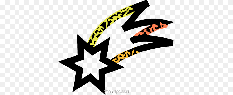 Shooting Star Royalty Free Vector Clip Art Illustration, Star Symbol, Symbol Png