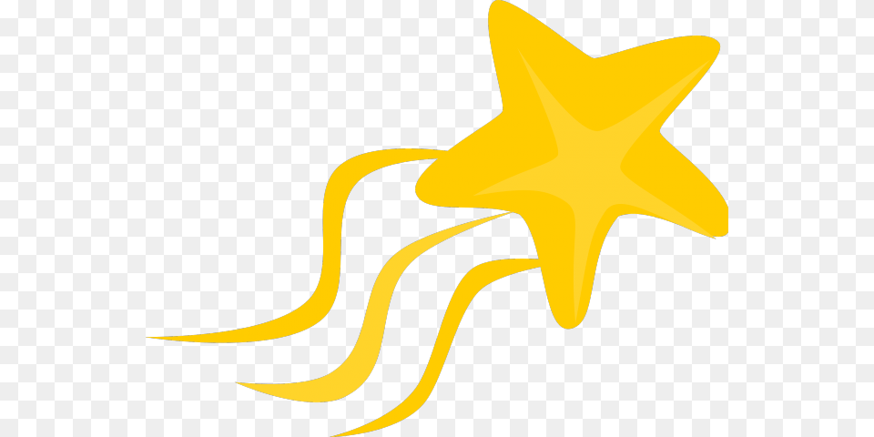 Shooting Star Transparent Background Star Clip Art Free, Star Symbol, Symbol, Animal, Fish Png