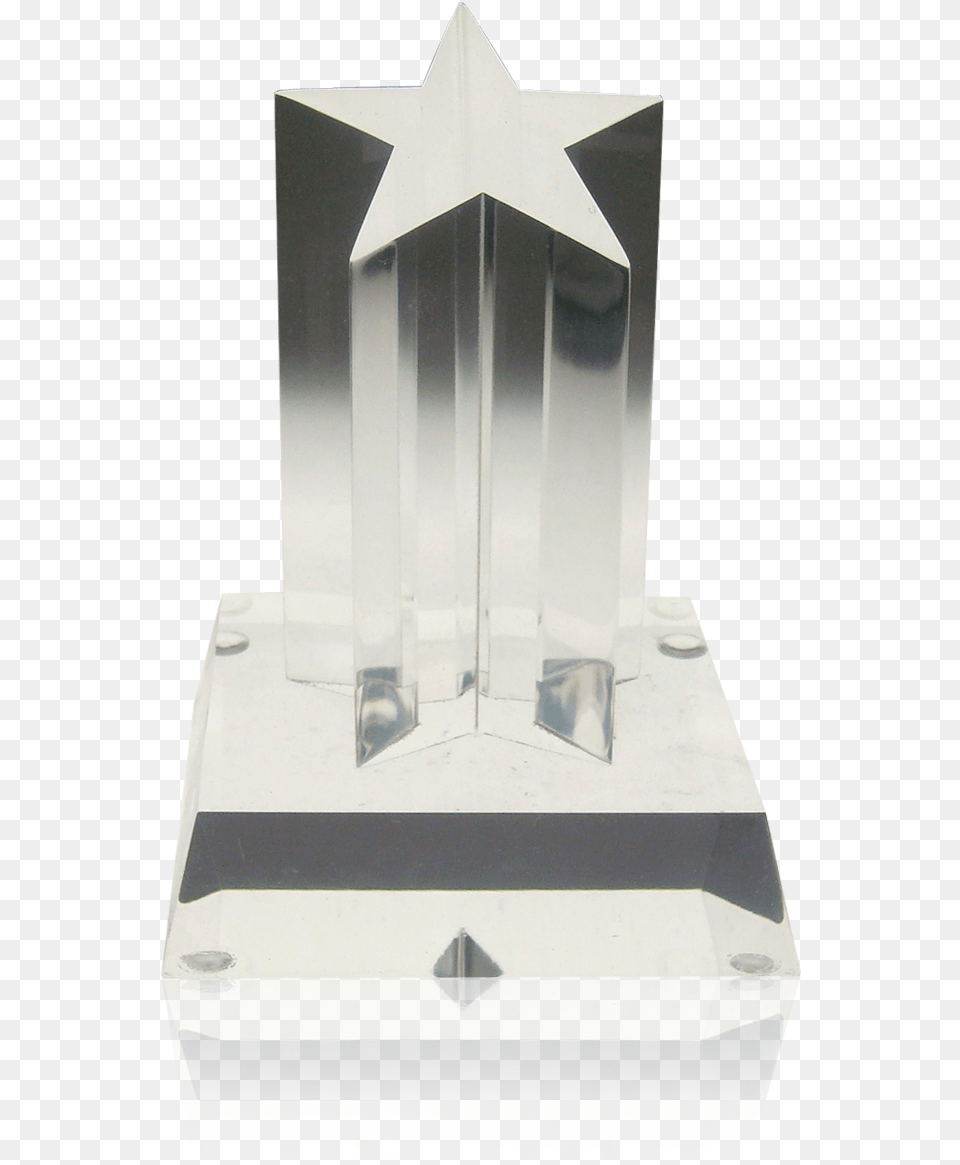 Shooting Star Trophy, Crystal Png Image