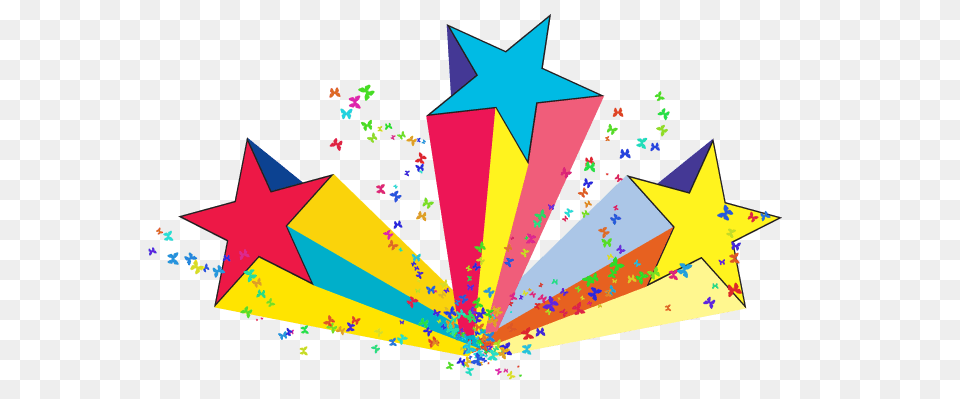 Shooting Stars, Star Symbol, Symbol, Paper Png Image