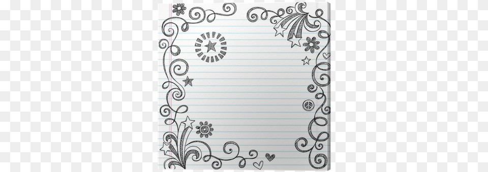 Shooting Stars And Swirls Sketchy Doodles, Art, Doodle, Drawing, Floral Design Png Image