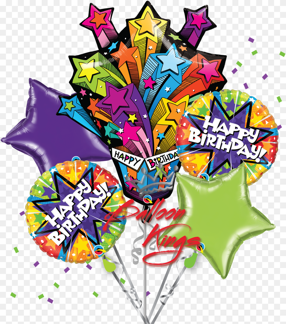 Shooting Stars Bouquet, Food, Sweets, Balloon, Art Free Png