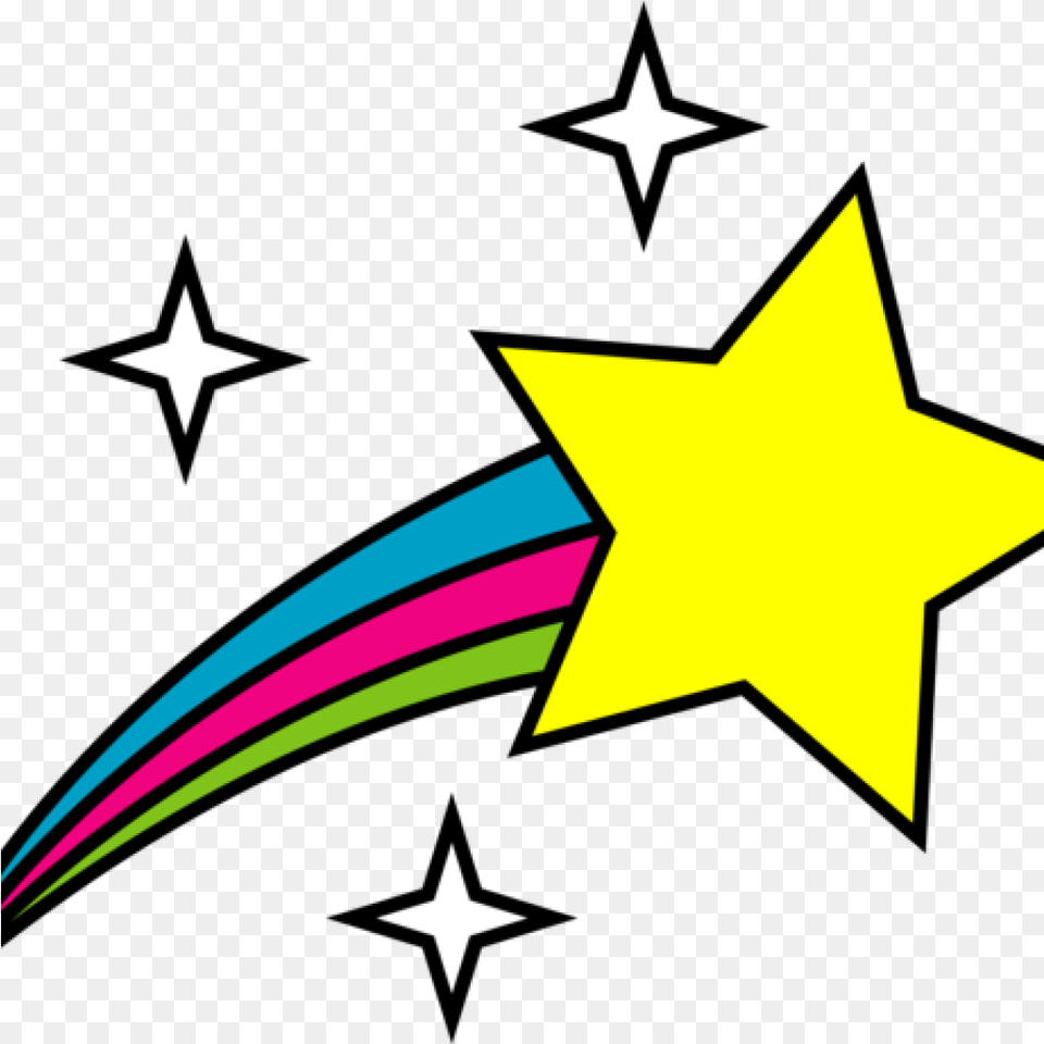 Shooting Stars Clip Art Clipart Black Clip Shooting Star Clip Art, Star Symbol, Symbol, Person Png