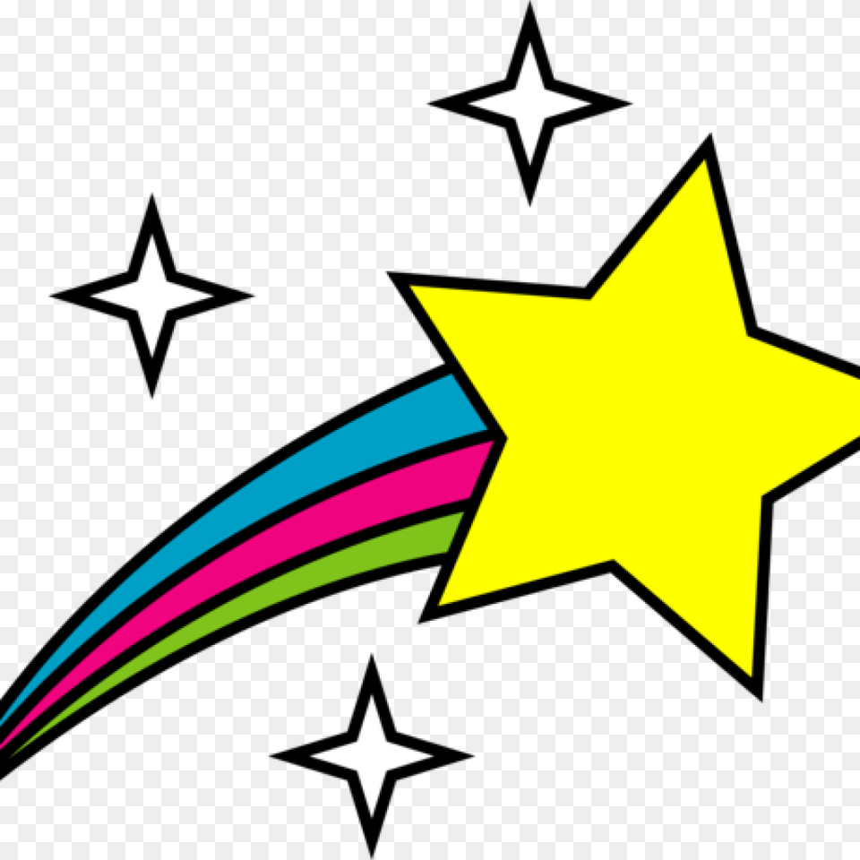 Shooting Stars Clip Art Free Clipart Download, Star Symbol, Symbol Png Image