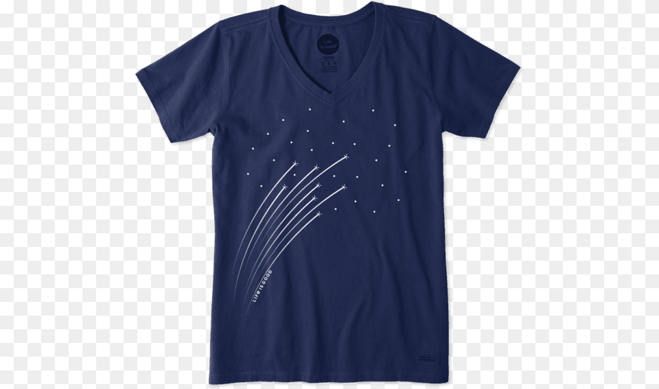 Shooting Stars Crusher Vee Biologist Tshirt, Clothing, T-shirt, Shirt Png
